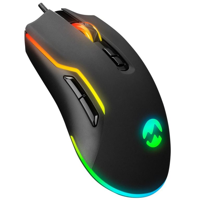 Everest SM-G14 RGB Gaming Oyuncu Mouse 1600-7200 dpi Usb Siyah