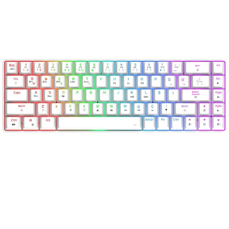 Gravion Lunor RGB Mekanik Klavye 3 Modlu Gaming Klavyesi