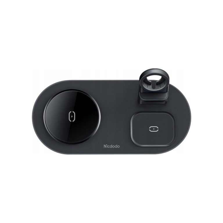 Ch-7061 3İn1 15W Çoklu Magsafe Tws Kulaklık,Watch Saat Ve Telefon Şarj Ünitesi-Siyah