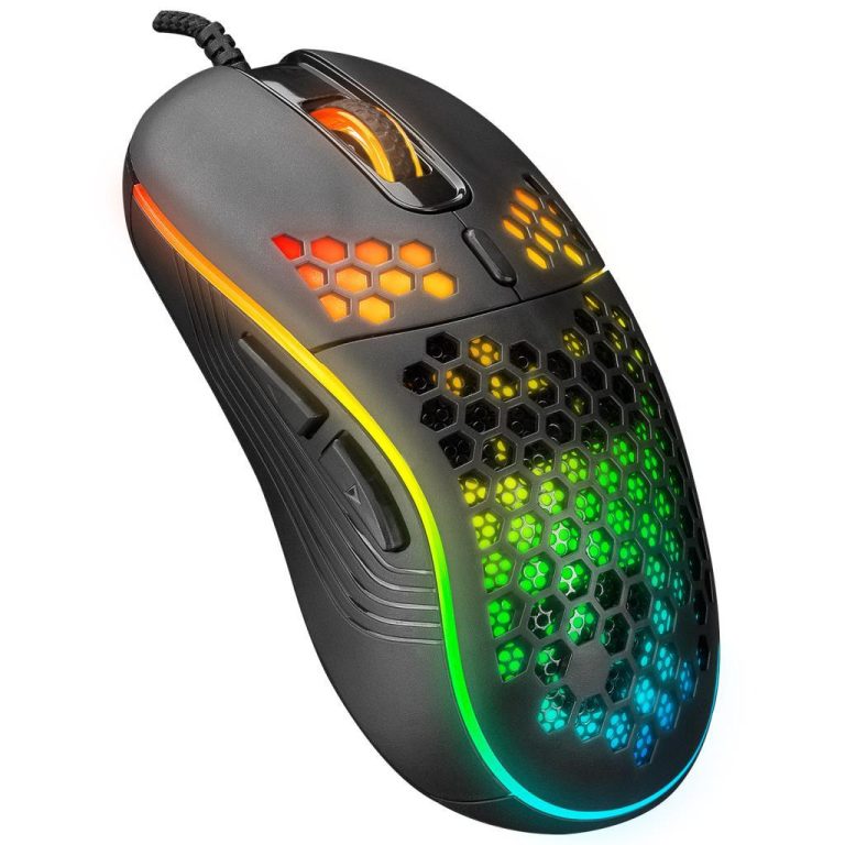 Everest SM-G66 X-HOLE Usb  7D 8000dpi LED Gaming Oyuncu Mouse Siyah