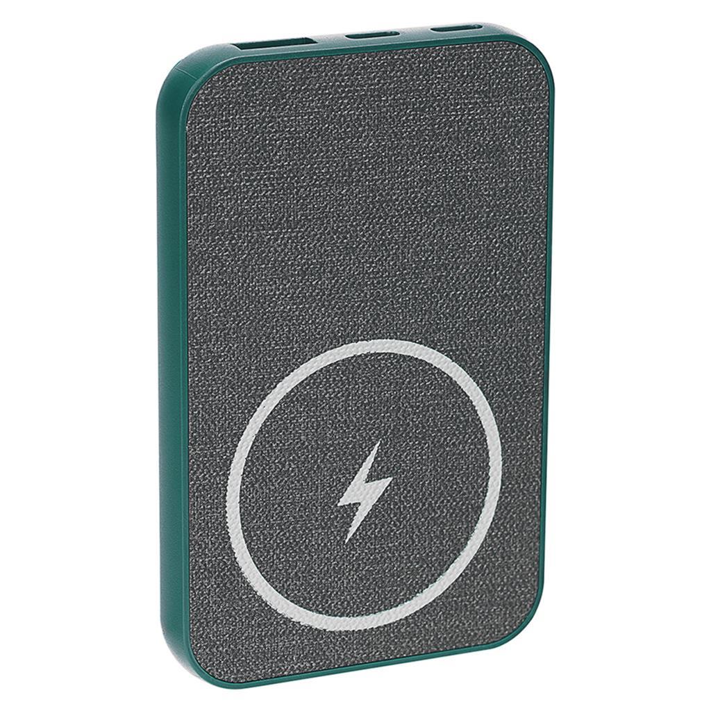 S-Link S-P50 5000mAh Magsafe Standlı Kablosuz Şarj Cihazı Yeşil